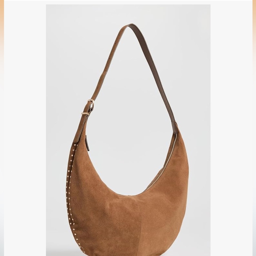 Madewell Essential Curve Bag Suede.